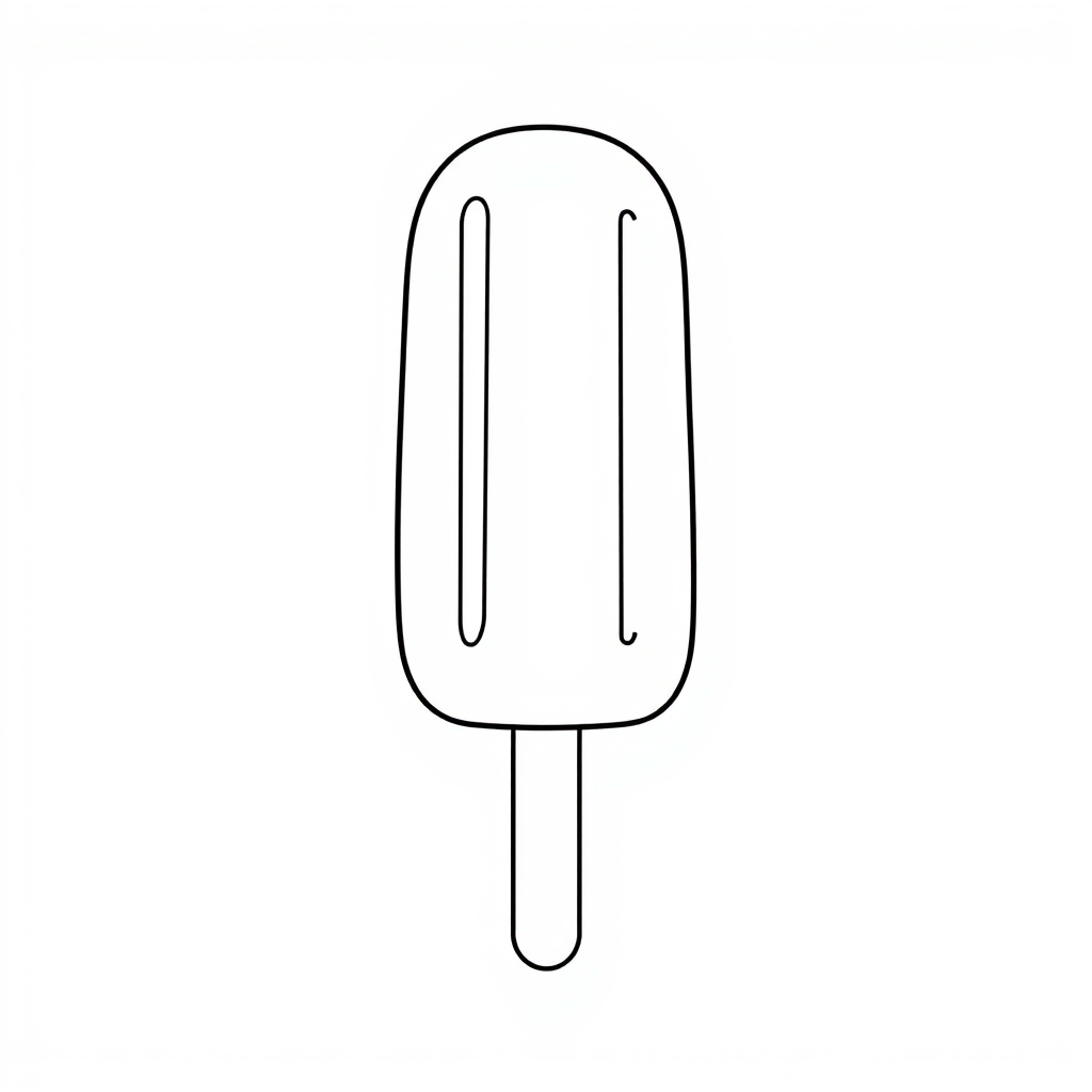 popsicle line art